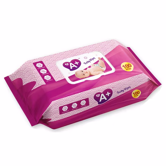 Одноразовые нетканые детские сухие салфетки