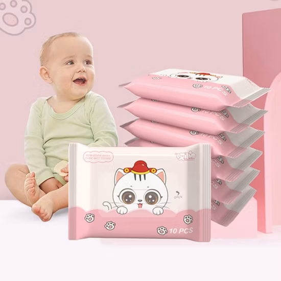 Оптовые высококачественные влажные салфетки на заказ, влажная бумага, обернутая частным логотипом